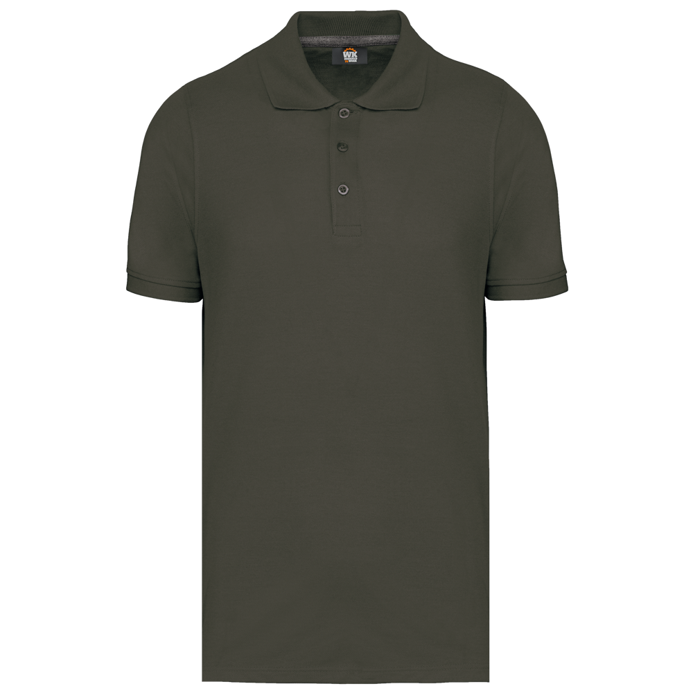 - Kurzarm-Polohemd - Dark Khaki