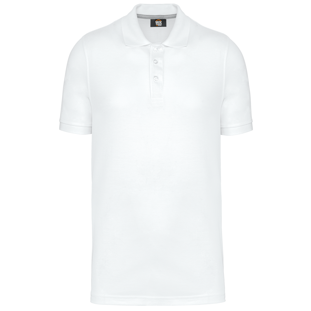 - Kurzarm-Polohemd - White