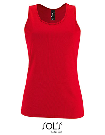 SOL´S - Women´s Sports Tank Top Sporty - Red