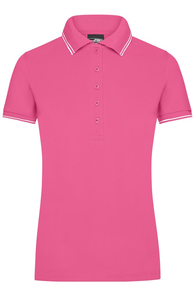 Ladies' Polo - Pink/white (ca. Pantone 212C
whiteC)