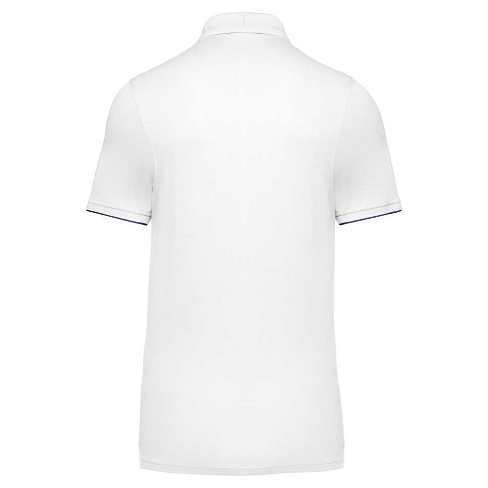 WK270 - Polo Day To Day mit kontrastfarbenen, kurzen Ärmeln