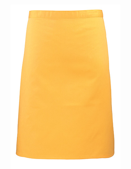 Premier Workwear - Colours Collection Mid Length Apron - Sunflower (ca. Pantone 136c)