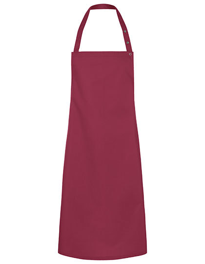 Karlowsky - Latzschürze Santorini - Bordeaux (ca. Pantone 209C)