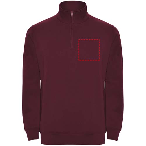 Aneto 280 g/m² Pullover mit Viertelreißverschluss