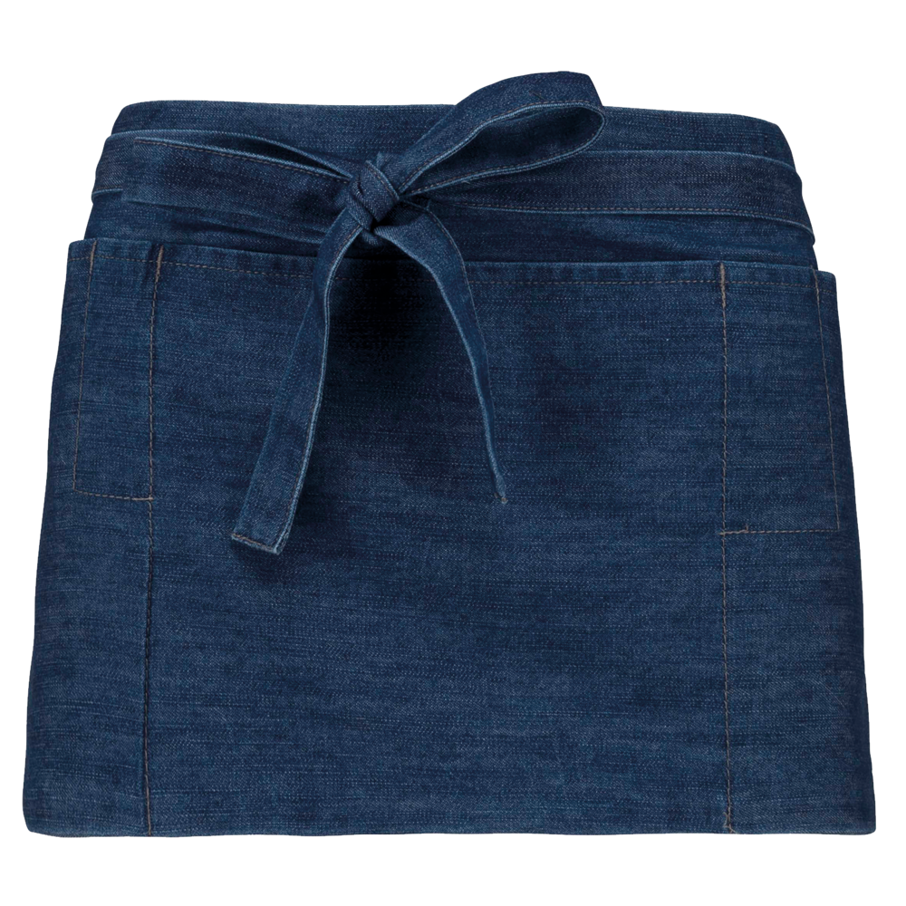 K896 - Kurze Schürze - denim