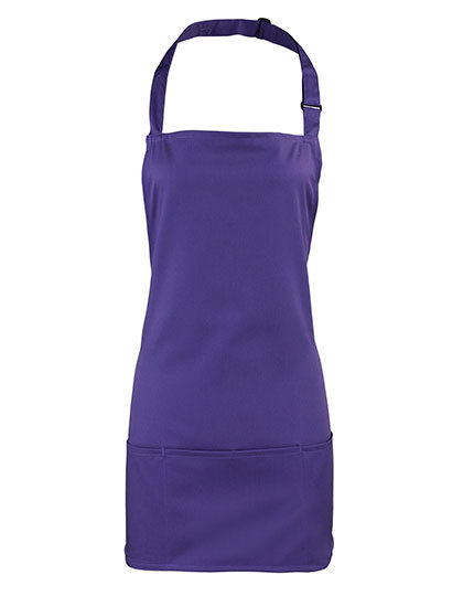 Premier Workwear - ‘Colours’ 2 in 1 Apron - Purple (ca. Pantone 7447C)