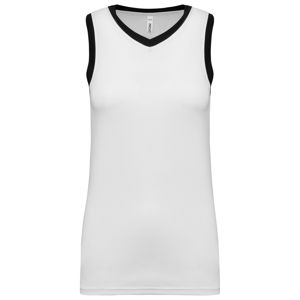 PA4051 - Damen Basketball Trikot - White / Black