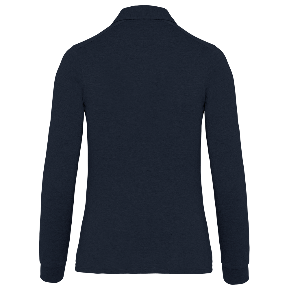 K265 - Langarm-Polohemd für Damen aus Jersey