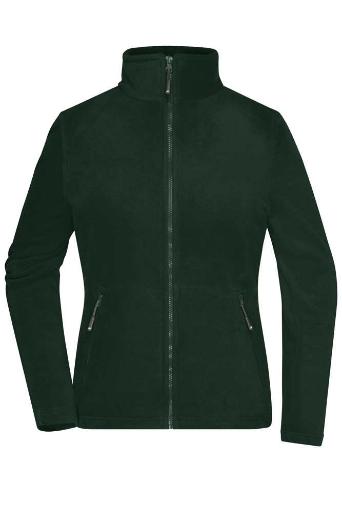 Ladies' Fleece Jacket - Dark-green (ca. Pantone 343C)