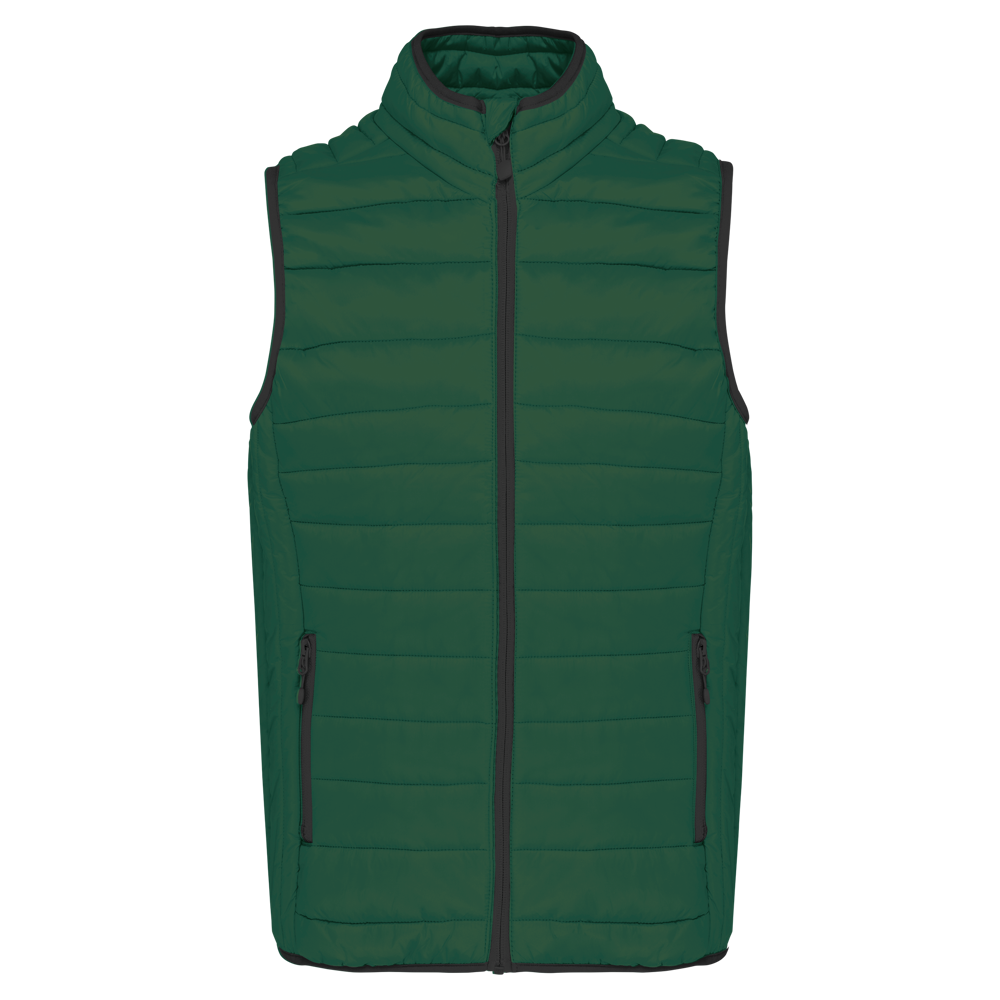 K6113 - Leichte Herren-Steppweste - Forest Green