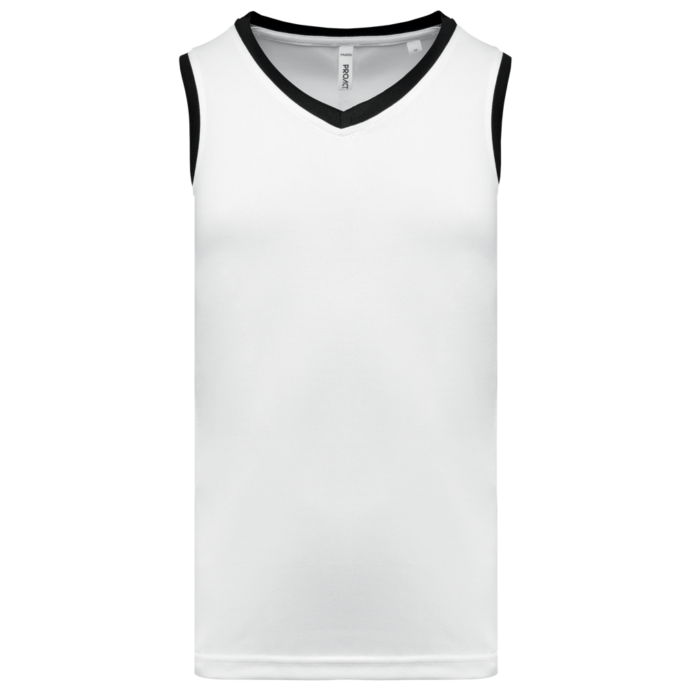PA4050 - Herren Basketball Trikot - White / Black