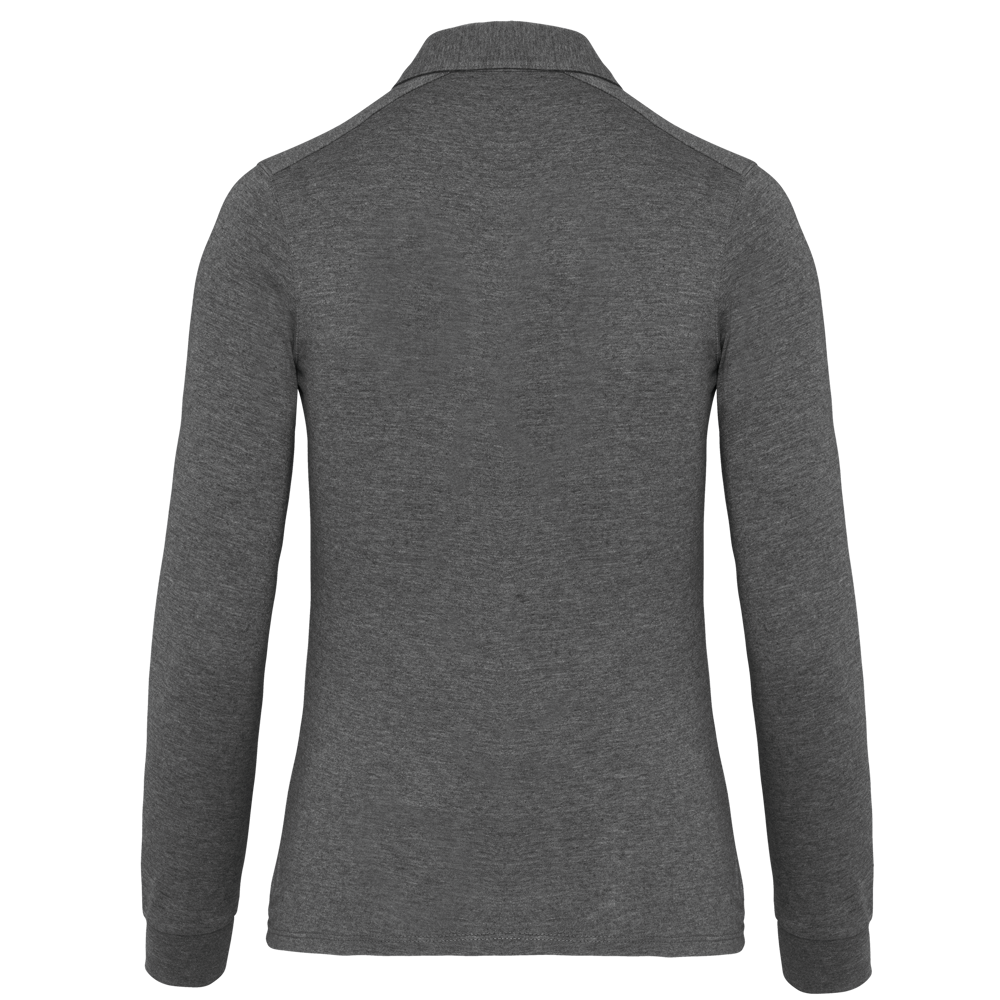 K265 - Langarm-Polohemd für Damen aus Jersey