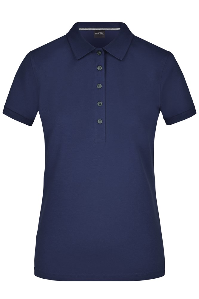 Ladies' Pima Polo - Navy (ca. Pantone 296C)