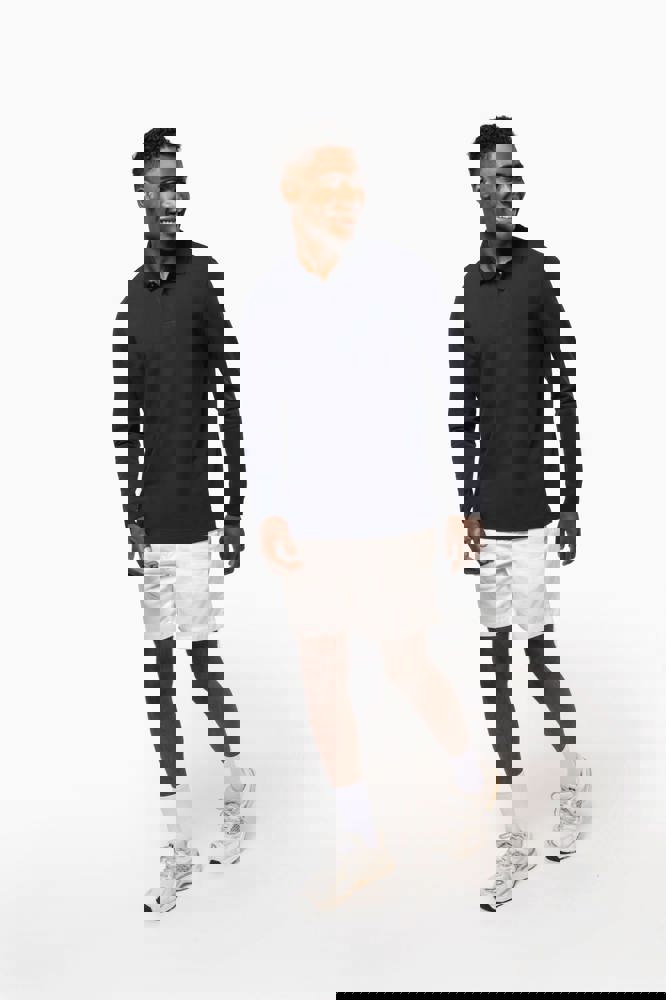 K2027C - Herren Piqué-Polohemd lange Ärmel Bio-180