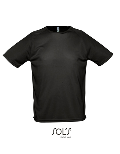 SOL´S - Men´s Raglan Sleeves T Sporty - Black