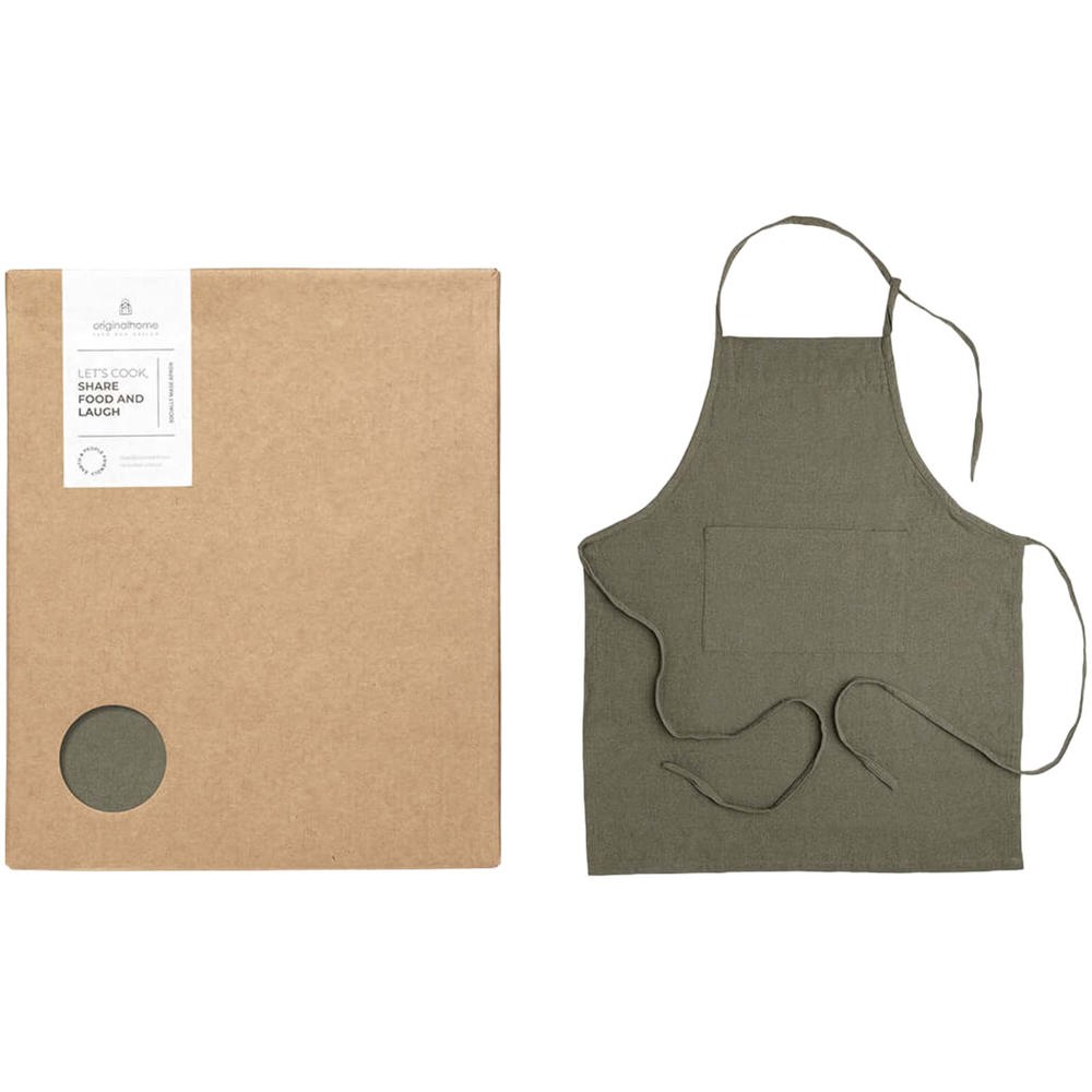 Originalhome Schürze aus recyceltem Material - grün