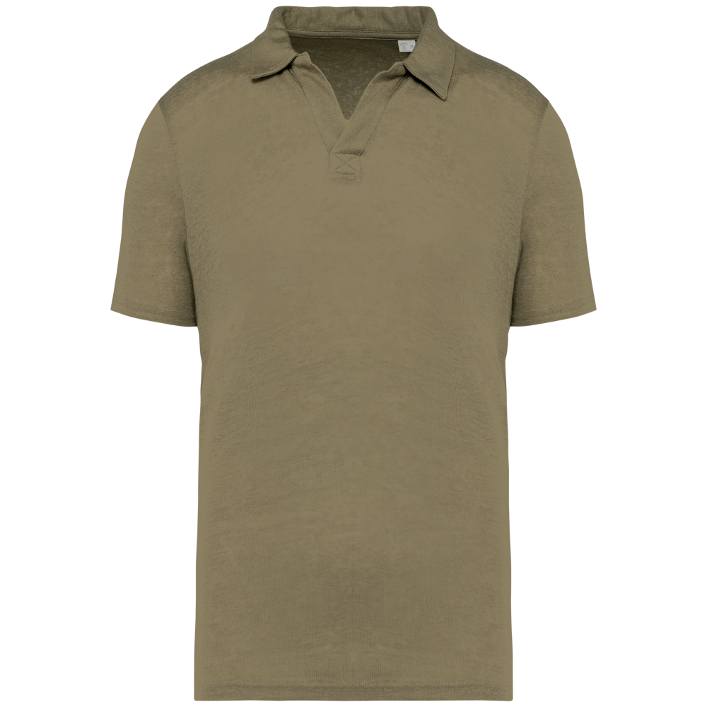 SP220 - Herren-Polohemd aus Leinen - Light Olive Green
