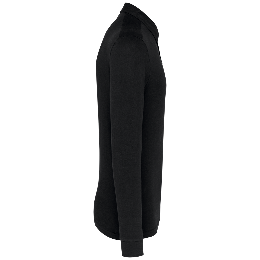 K264 - Langarm-Polohemd für Herren aus Jersey