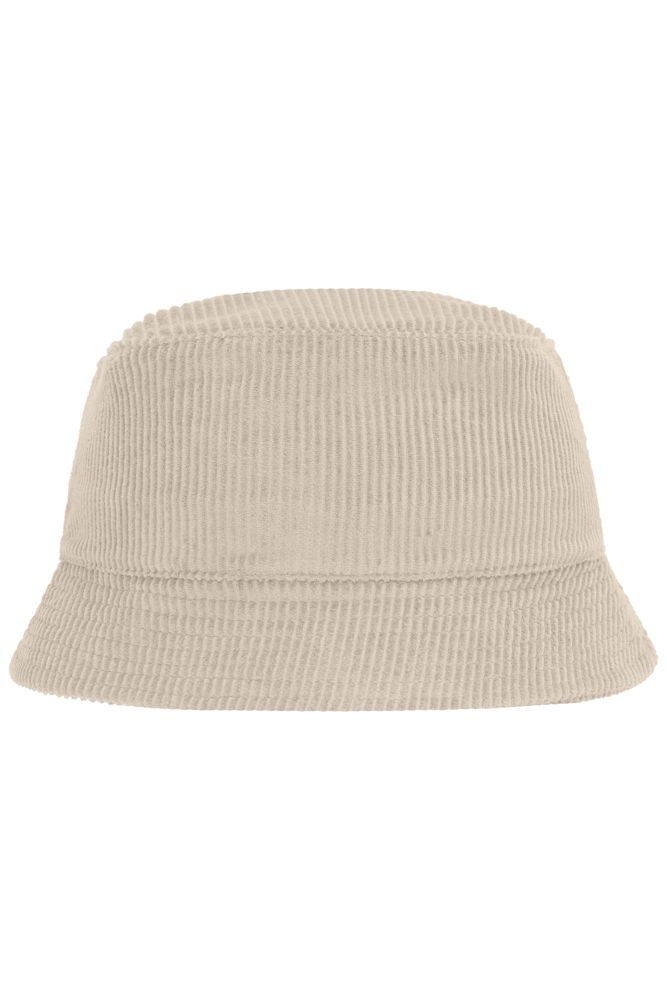 Corduroy Fisherman Hat Organic Cotton - Sandstone (ca. Pantone 406 C)
