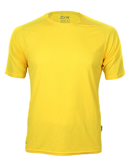 CONA SPORTS - Rainbow Tech Tee - Sun Yellow