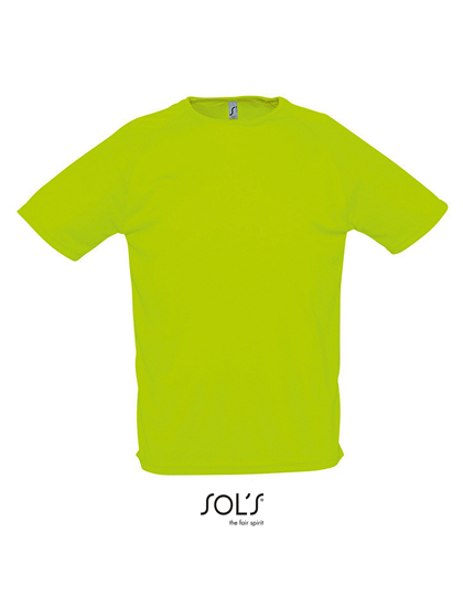 SOL´S - Men´s Raglan Sleeves T Sporty - Neon Green