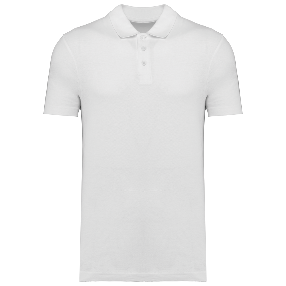 - Unisex-Piqué-Polohemd - White