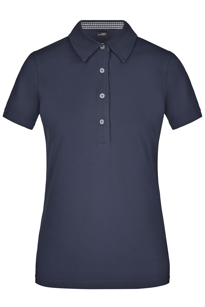 Ladies' Plain Polo - Navy/navy-white (ca. Pantone 296C
white)