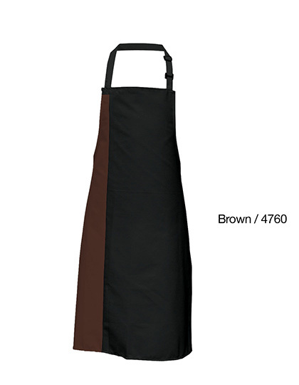 Link Kitchen Wear - Duo Apron - Black, Brown (ca. Pantone 476)