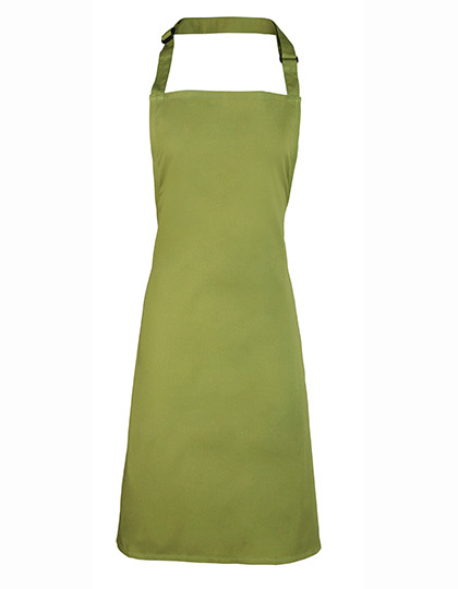 Premier Workwear - Colours Collection Bib Apron - Oasis Green (ca. Pantone 371C)