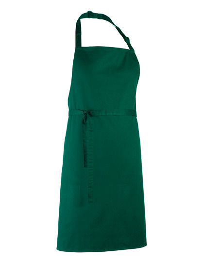 Premier Workwear - Colours Collection Bib Apron - Bottle Green (ca. Pantone 560C)