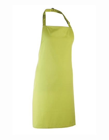 Premier Workwear - Colours Collection Bib Apron - Lime (ca. Pantone 382C)