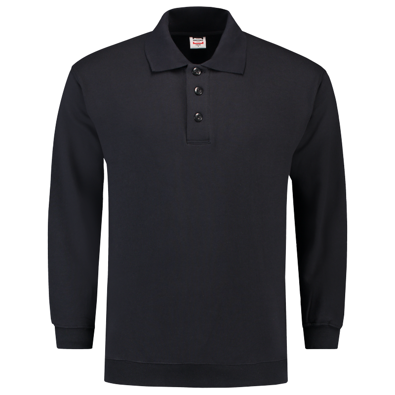 TRICORP Sweatshirt Polokragen und Bund - navy