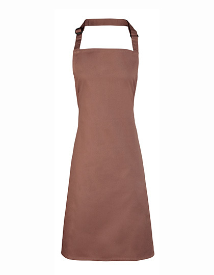 Premier Workwear - Colours Collection Bib Apron - Mocha (ca. Pantone 7505C)