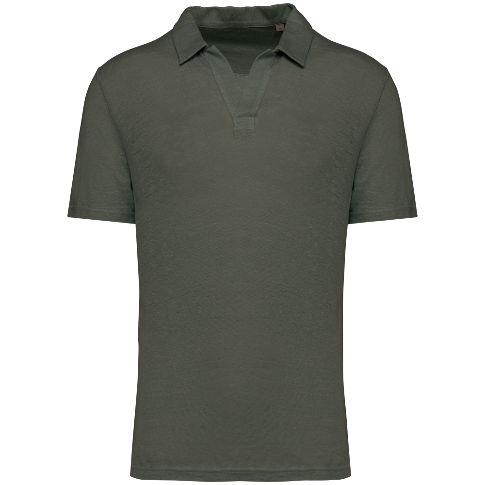 SP220 - Herren-Polohemd aus Leinen - Organic Khaki