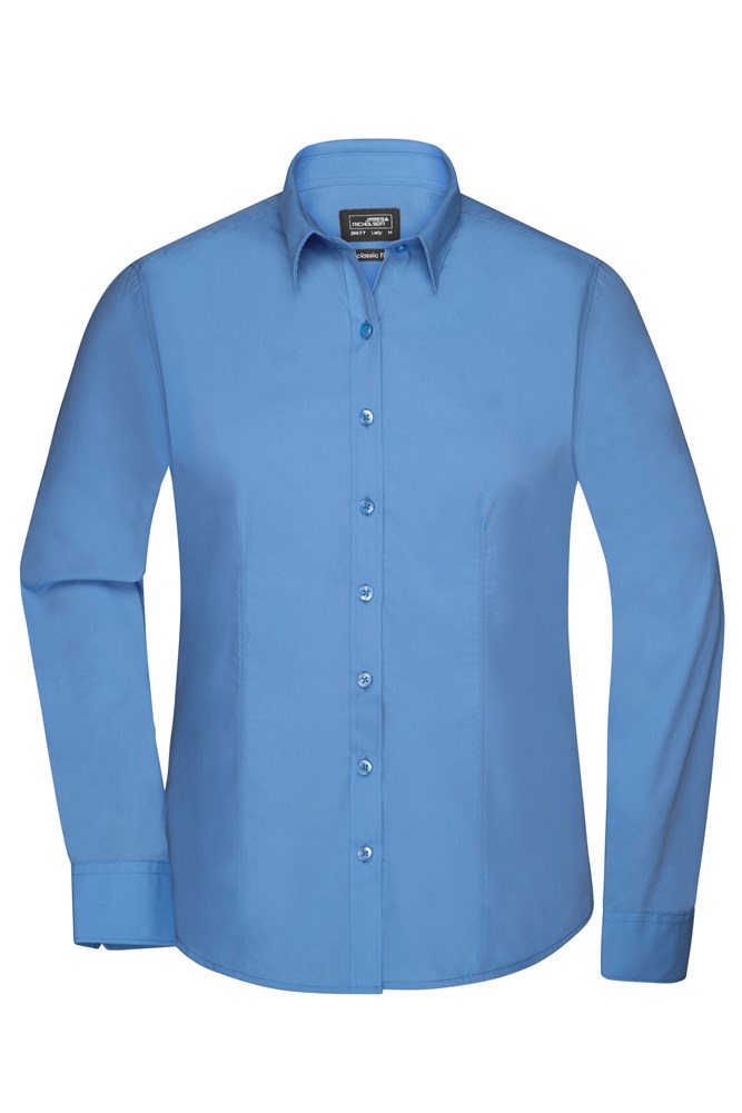 Ladies' Shirt Long-Sleeved Poplin