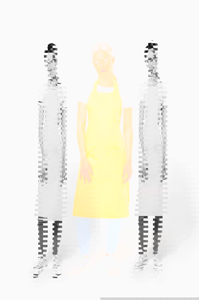 K8007 - Bio-Baumwolle Schürze mit Tasche