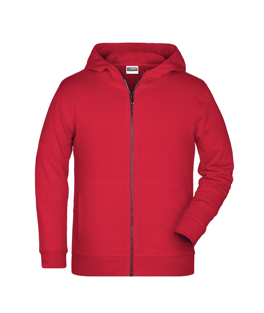 Children's Zip Hoody OCS Blended & RCS - Red (ca. Pantone 200C)