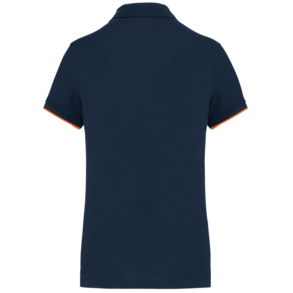 WK271 - Damen-Polohemd Day To Day mit kontrastfarbenen, kurzen Ärmeln