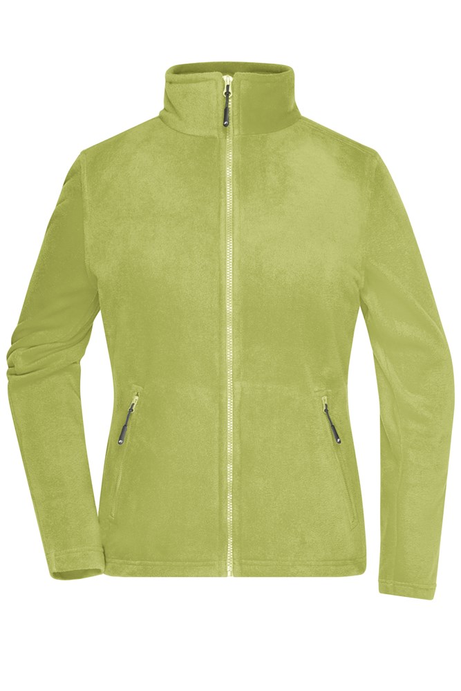 Ladies' Fleece Jacket - Lime-green (ca. Pantone 360C)