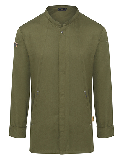 Karlowsky - Kochjacke Green-Generation - Moss Green (ca. Pantone 7764C)