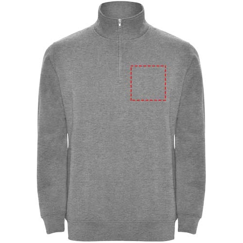 Aneto 280 g/m² Pullover mit Viertelreißverschluss