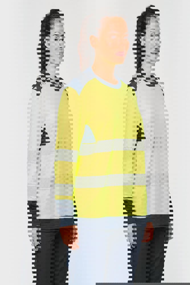 WK361 - Recyceltes Sicherheits-T-Shirt mit langen Ärmeln