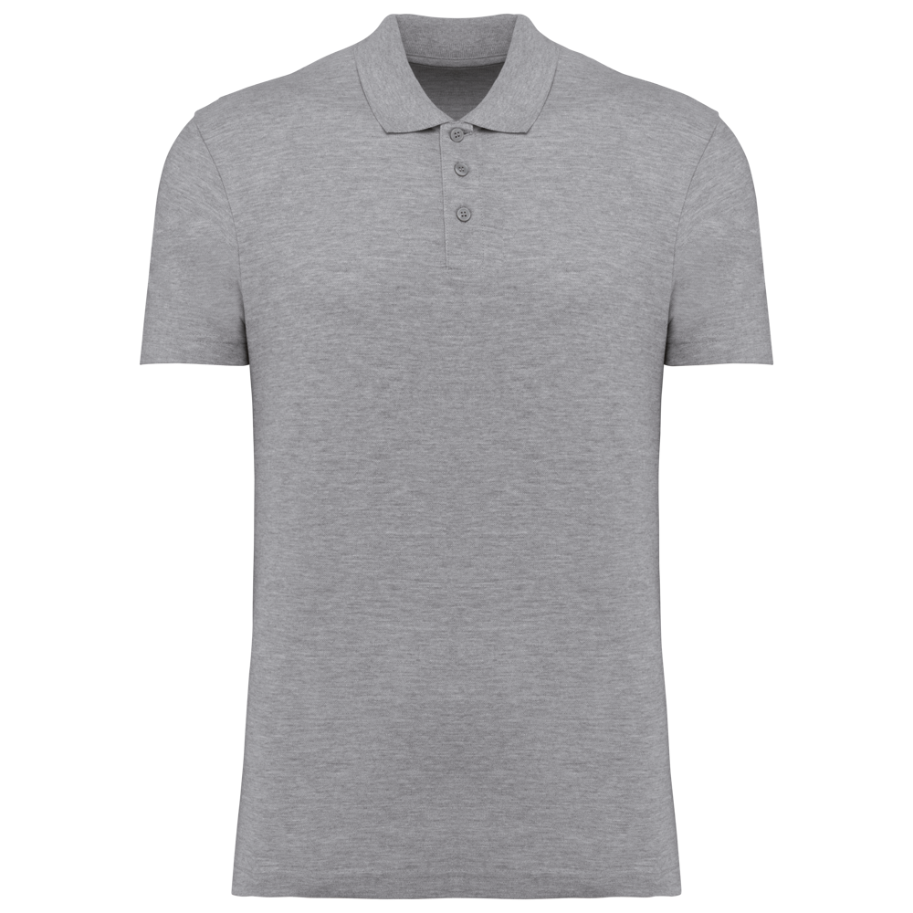 - Unisex-Piqué-Polohemd - Oxford Grey