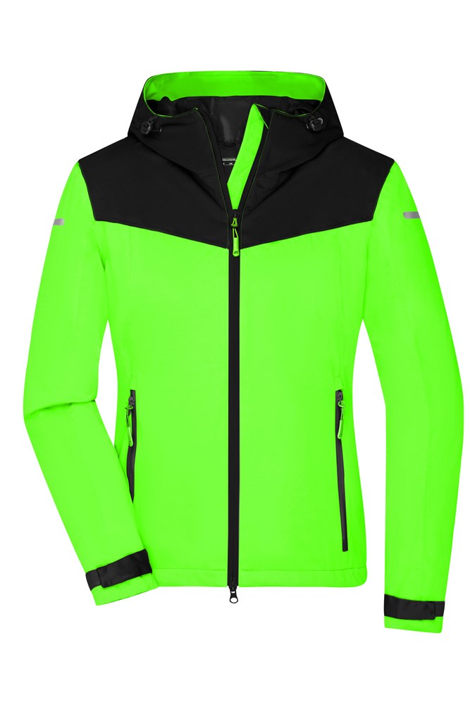 Ladies' Allweather Jacket GRS - Bright-green/black (ca. Pantone 802C
blackC)