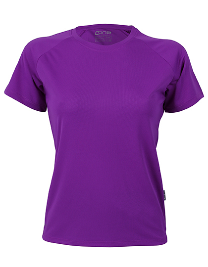 CONA SPORTS - Ladies´ Rainbow Tech Tee - Violet