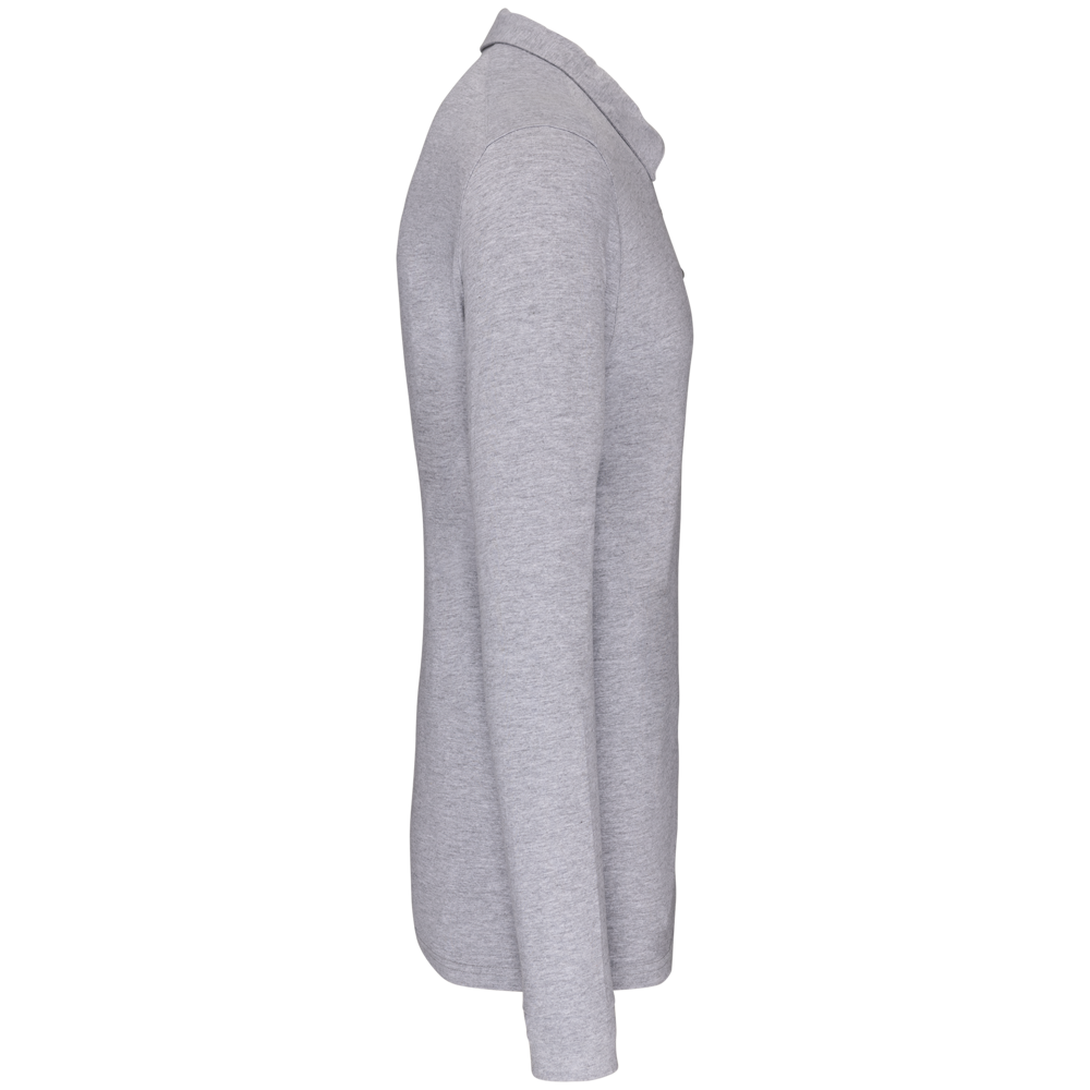 K264 - Langarm-Polohemd für Herren aus Jersey