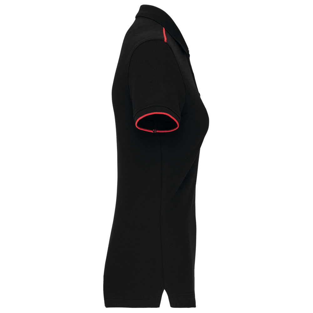 WK271 - Damen-Polohemd Day To Day mit kontrastfarbenen, kurzen Ärmeln