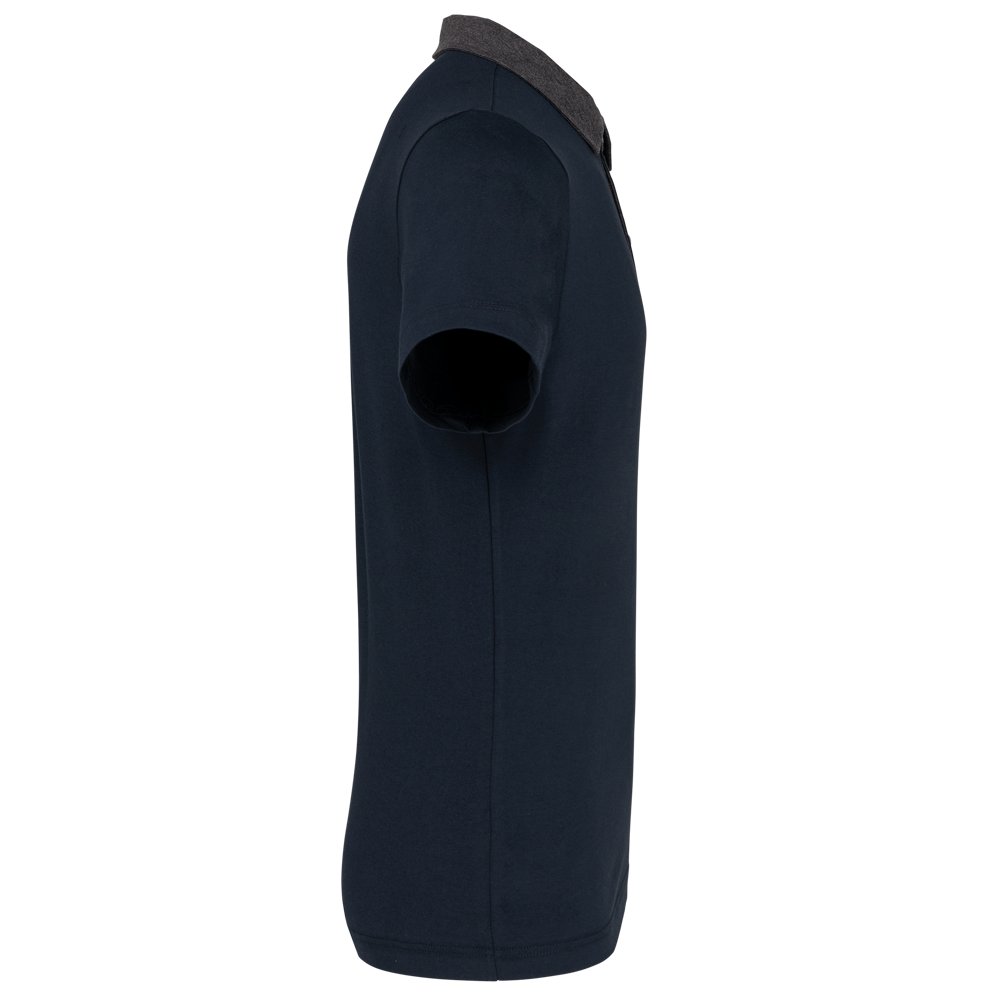 K260 - Zweifarbiges Jersey-Polohemd für Herren