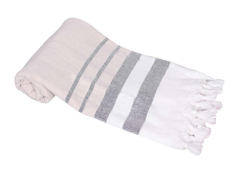 ARTG Hamamzz® ALICANTE Sand/Schwarz/Weiß