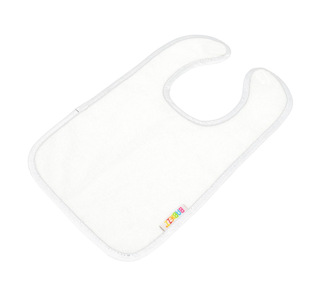 Babiezz® SUBLI Baby Lätzchen Weiß